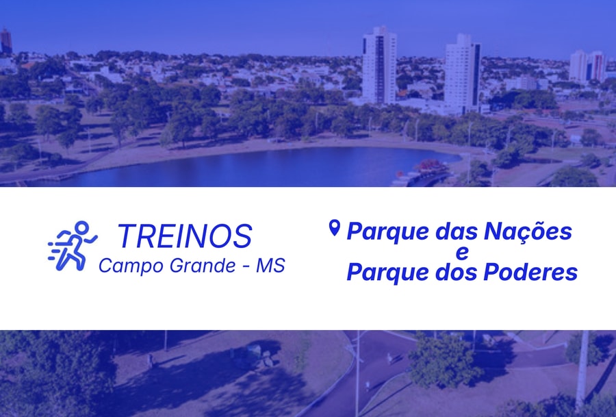 Capa do álbum Treino / Corrida em Campo Grande no Parque das Nações Indígenas e Parque dos Poderes - 19/08