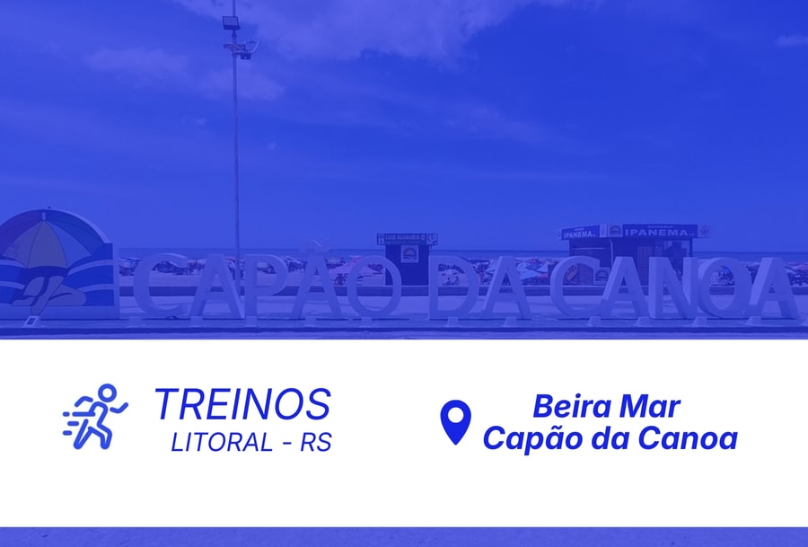 Capa do álbum Treino / Corrida em Capão da Canoa - Beira Mar - 10/08