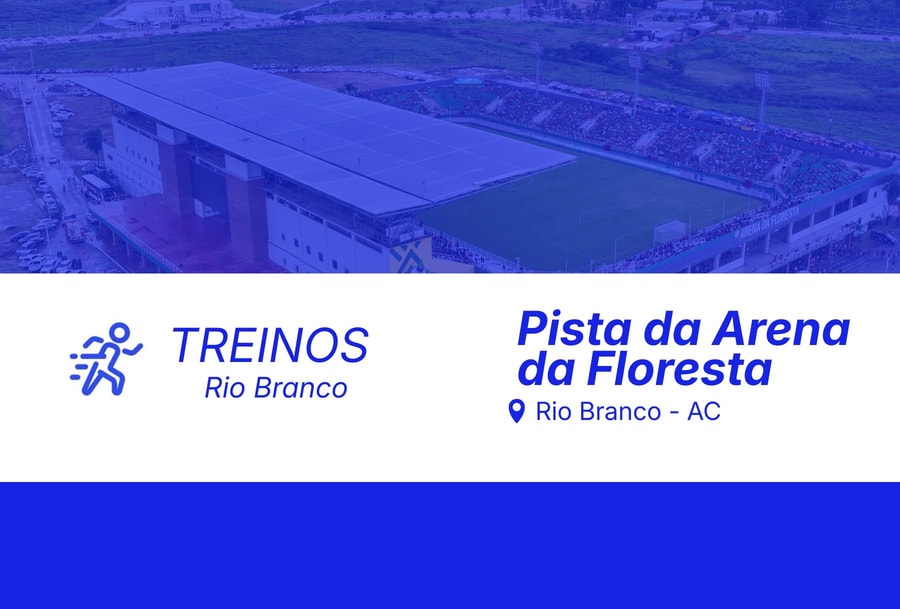 Capa do álbum Treino / Corrida em Rio Branco na Arena da Floresta - 23/08