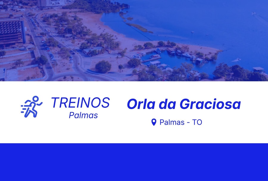 Capa do álbum Treino / Corrida em Palmas na Orla da Graciosa - 08/08