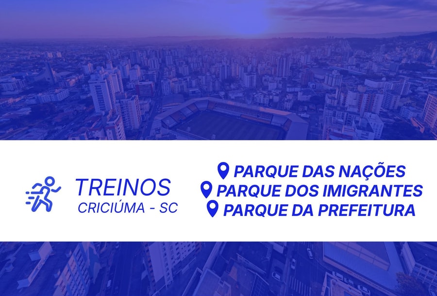 Capa do álbum Treinos / Corrida em Criciúma - SC - 21/08