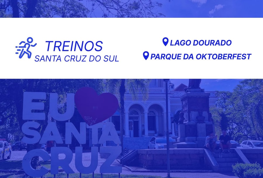 Capa do álbum Treino / Corrida em Santa Cruz do Sul - RS - 20/08