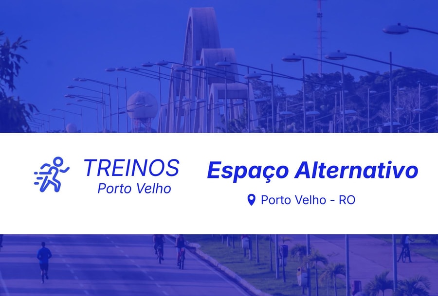 Capa do álbum Treino / Corrida em Porto Velho no Espaço Alternativo - 17/08