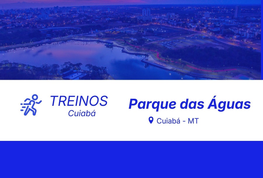 Capa do álbum Treino / Corrida em Cuiabá - Parque das Águas - 13/08